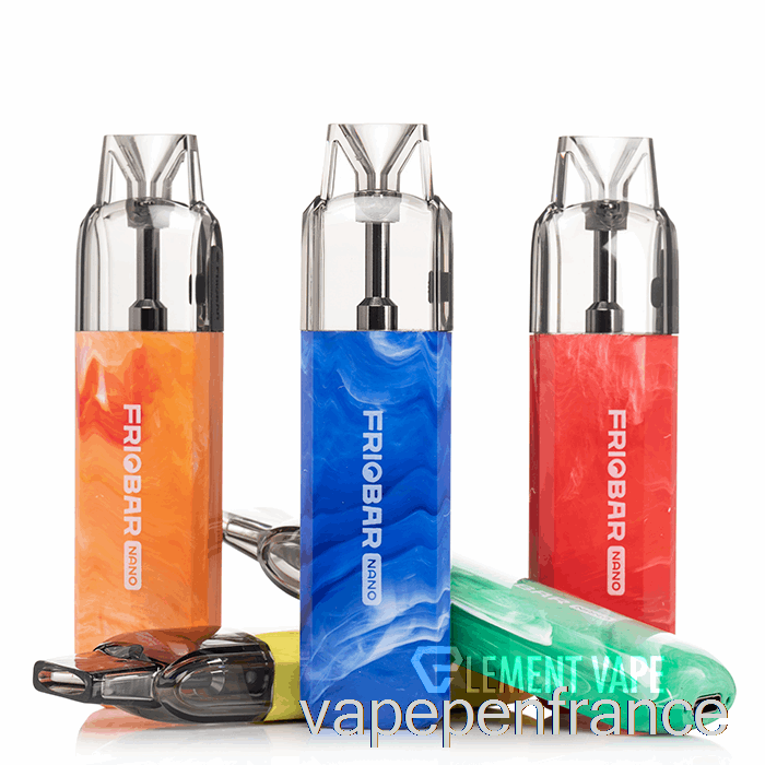 Freemax Friobar Nano Système De Dosettes Jetables Stylo Vape Blanc